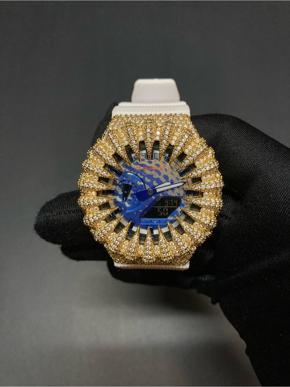 ✨Custom Moissanite Gm-2100 G-SHOCK Watch 💎 | GRA Certified ✨